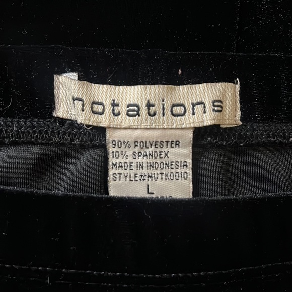 y2k black velvet maxi skirt with slit - Picture 7 of 9